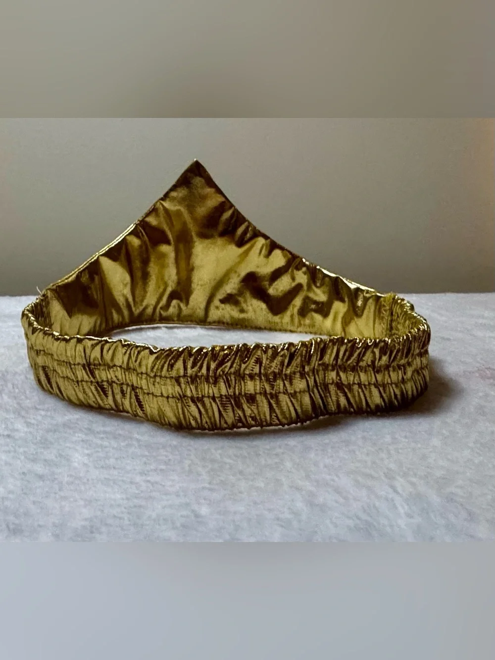 Wonder Woman Costume Gold Metallic Headband with Red Star